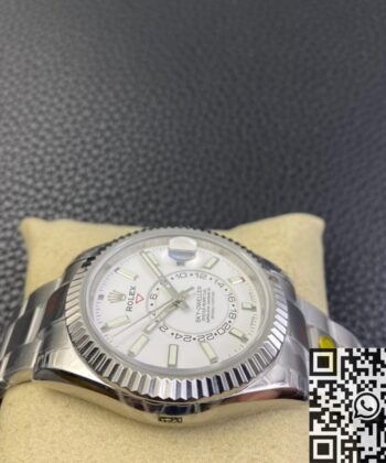 Sky Dweller Fake Watches Rolex M326934-0001 White Dial