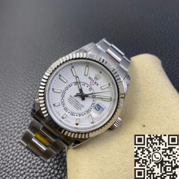 Sky Dweller Fake Watches Rolex M326934-0001 White Dial