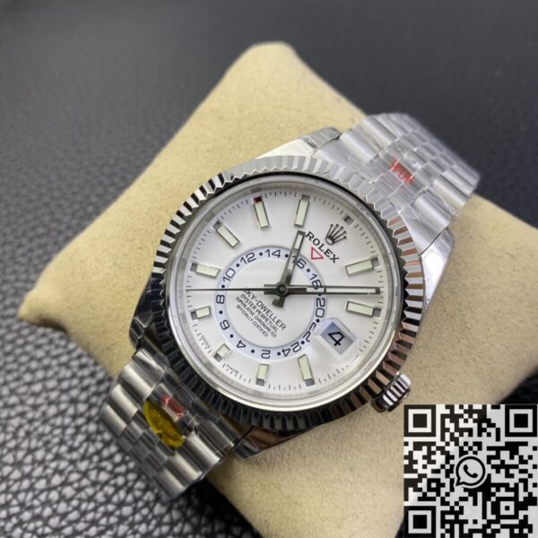 Rolex Sky Dweller Oyster M326934-0002 White Dial Noob Factory