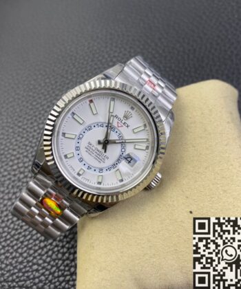 Rolex Sky Dweller Oyster M326934-0002 White Dial Noob Factory