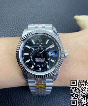Rolex Sky Dweller Movement M326934-0006 Gloss Black Dial