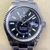 Fake Sky Dweller Watch Rolex M326934-0005 Gloss Black Dial