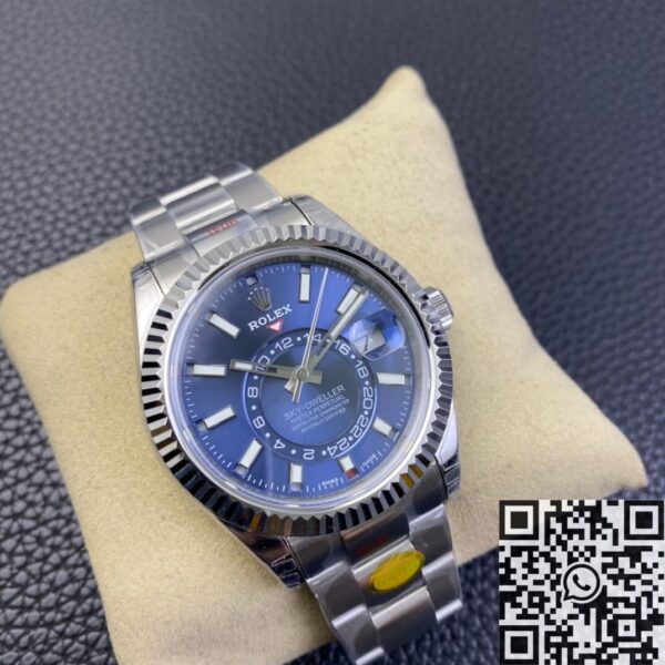 Noob Replica Sky Dweller Rolex M326934-0003 Blue Dial Watch