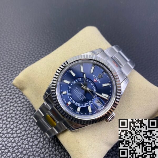Noob Replica Sky Dweller Rolex M326934-0003 Blue Dial Watch