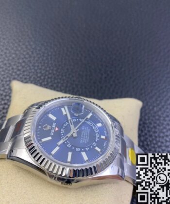 Noob Replica Sky Dweller Rolex M326934-0003 Blue Dial Watch