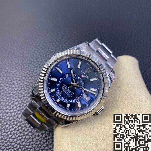 Noob Replica Sky Dweller Rolex M326934-0003 Blue Dial Watch