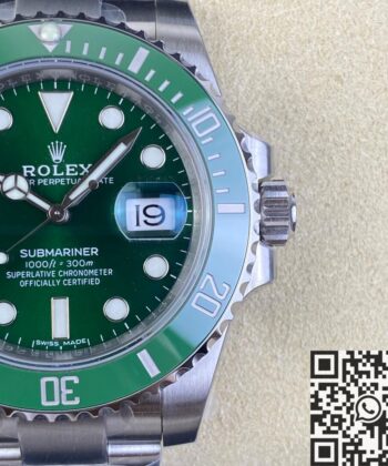 Submariner Rolex 116610LV-0002 Green Dial Size 40mm Watch