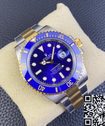 Rolex Submariner Blue M126613LB-0002 Gold Watch Size 41mm