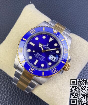 Rolex Submariner Blue M126613LB-0002 Gold Watch Size 41mm