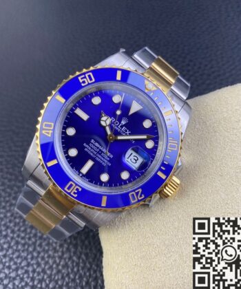 Rolex Submariner Blue M126613LB-0002 Gold Watch Size 41mm