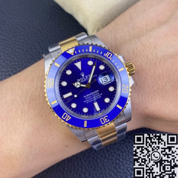 Rolex Submariner Blue M126613LB-0002 Gold Watch Size 41mm