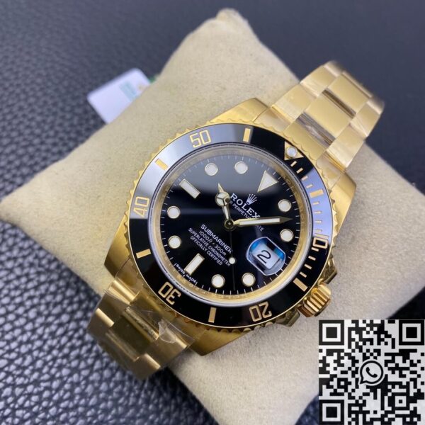 Rolex Submariner Date 116618LN-97208 Gold Watch Size 40mm