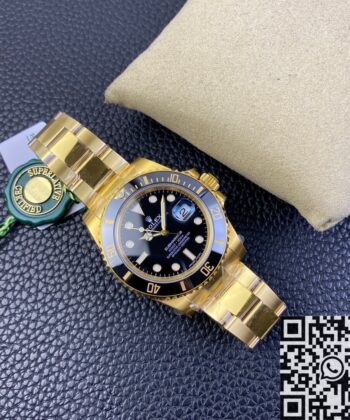 Rolex Submariner Date 116618LN-97208 Gold Watch Size 40mm