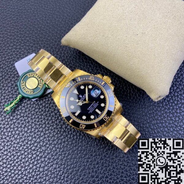Rolex Submariner Date 116618LN-97208 Gold Watch Size 40mm