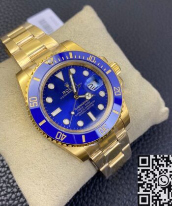 Rolex Submariner Msrp M116618LB-0003 Gold Watch Size 40mm
