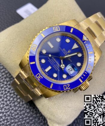 Rolex Submariner Msrp M116618LB-0003 Gold Watch Size 40mm