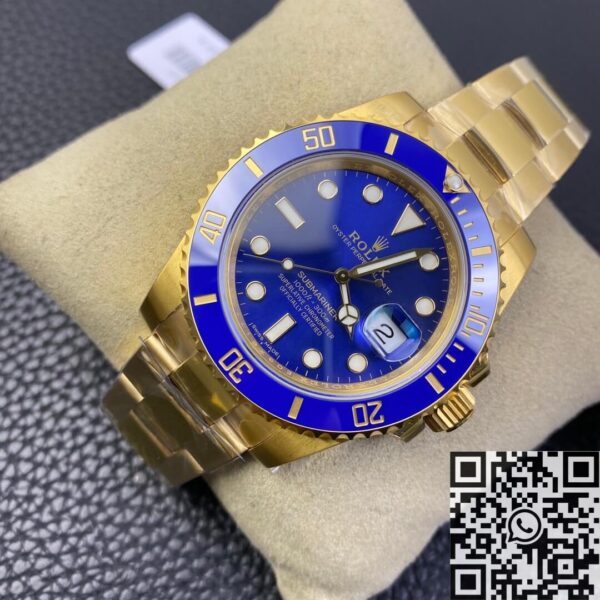 Rolex Submariner Msrp M116618LB-0003 Gold Watch Size 40mm