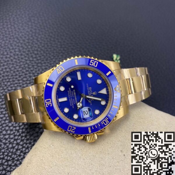 Rolex Submariner Msrp M116618LB-0003 Gold Watch Size 40mm