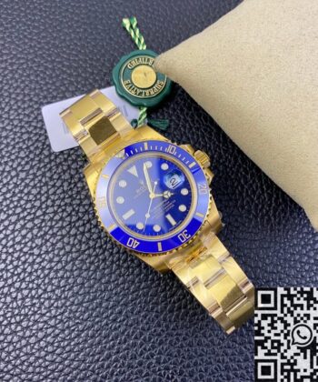 Rolex Submariner Msrp M116618LB-0003 Gold Watch Size 40mm