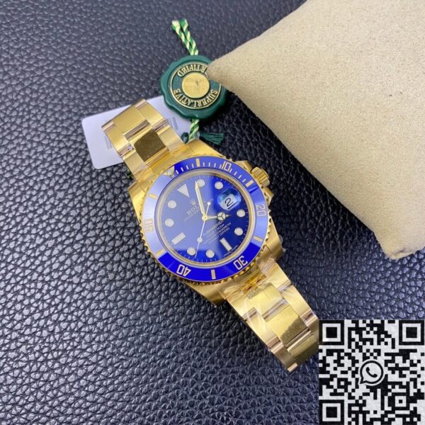 Rolex Submariner Msrp M116618LB-0003 Gold Watch Size 40mm