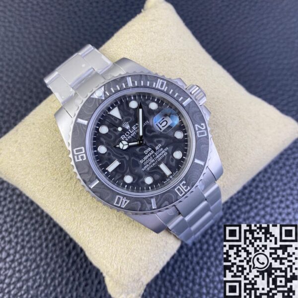 Rolex Submariner Replica Custom Carbon Fiber Dial Size 40mm