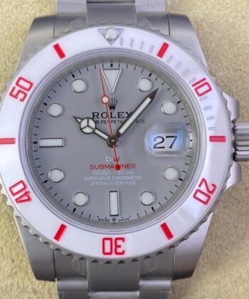 Rolex.Submariner Custom White Ceramic Bezel Size 40mm Watch