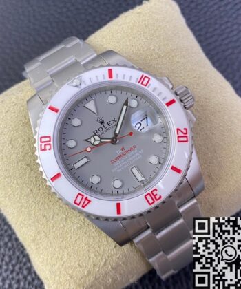 Rolex.Submariner Custom White Ceramic Bezel Size 40mm Watch