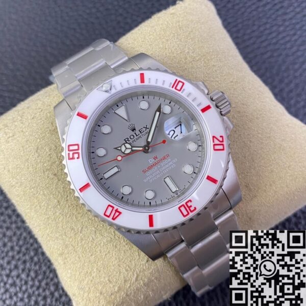 Rolex.Submariner Custom White Ceramic Bezel Size 40mm Watch