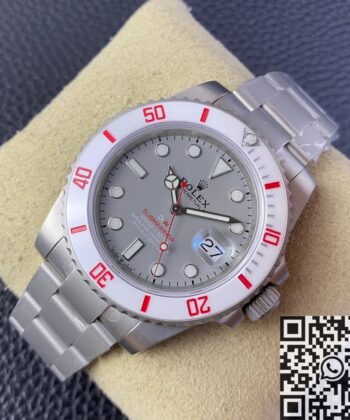 Rolex.Submariner Custom White Ceramic Bezel Size 40mm Watch