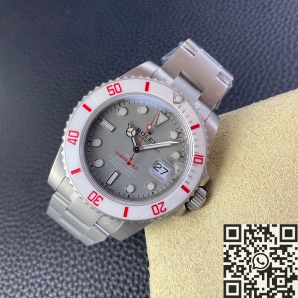 Rolex.Submariner Custom White Ceramic Bezel Size 40mm Watch