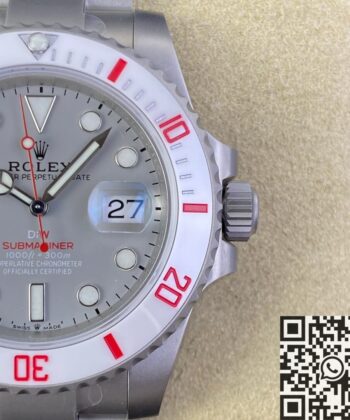 Rolex.Submariner Custom White Ceramic Bezel Size 40mm Watch