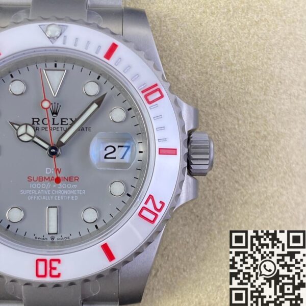 Rolex.Submariner Custom White Ceramic Bezel Size 40mm Watch