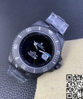 New Rolex Submariner Custom Carbon Fiber Bezel Size 40mm