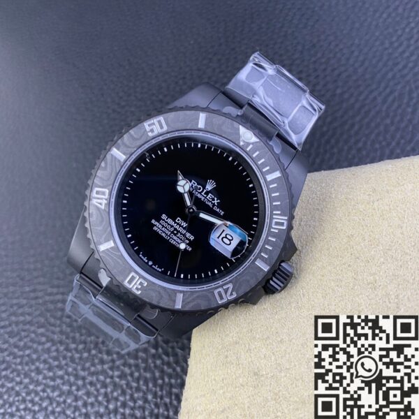 New Rolex Submariner Custom Carbon Fiber Bezel Size 40mm