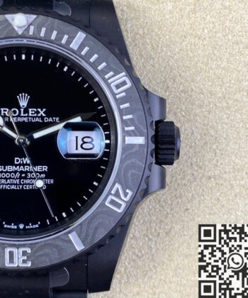 New Rolex Submariner Custom Carbon Fiber Bezel Size 40mm
