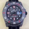 Rolex Submariner Copy Custom Colored Carbon Fiber Case Red