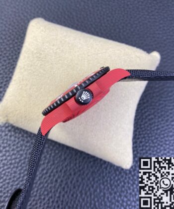 Rolex Submariner Clone​ Custom Red Carbon Fiber Case Watch