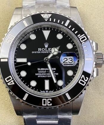 Fake Rolex Submariner Watch M126610LV-0002 Black Dial 41mm