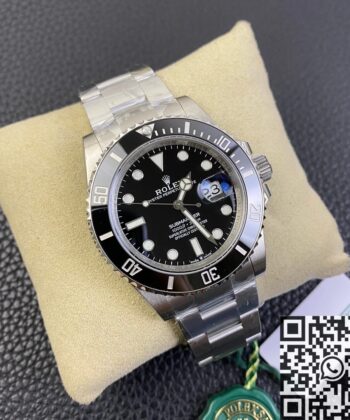Fake Rolex Submariner Watch M126610LV-0002 Black Dial 41mm