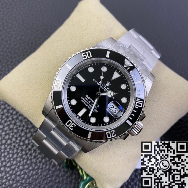 Fake Rolex Submariner Watch M126610LV-0002 Black Dial 41mm
