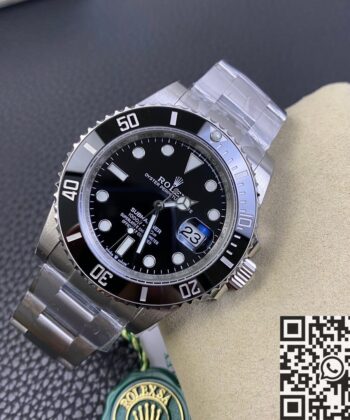 Fake Rolex Submariner Watch M126610LV-0002 Black Dial 41mm