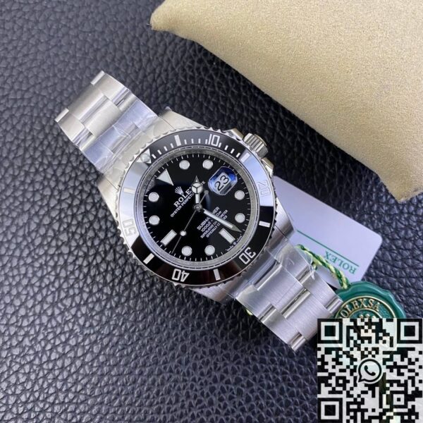 Fake Rolex Submariner Watch M126610LV-0002 Black Dial 41mm