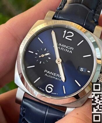Panerai Luminor Marina PAM1393 Blue Dial Size 42mm Watch