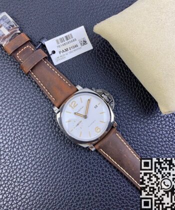 Panerai Luminor Due 42MM PAM01046 White Dial Watch