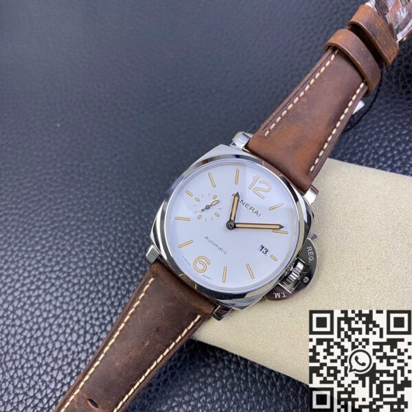 Panerai Luminor Due 42MM PAM01046 White Dial Watch