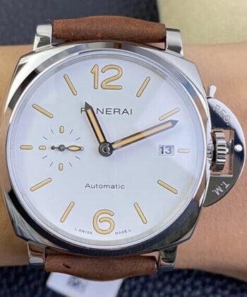 Panerai Luminor Due 42MM PAM01046 White Dial Watch