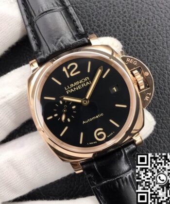 Panerai Luminor Due Watches PAM00908 5NPt Red Gold 42mm