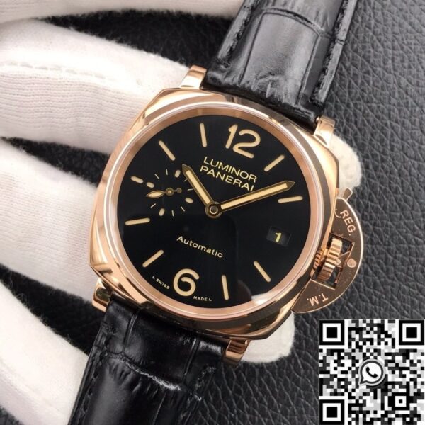Panerai Luminor Due Watches PAM00908 5NPt Red Gold 42mm