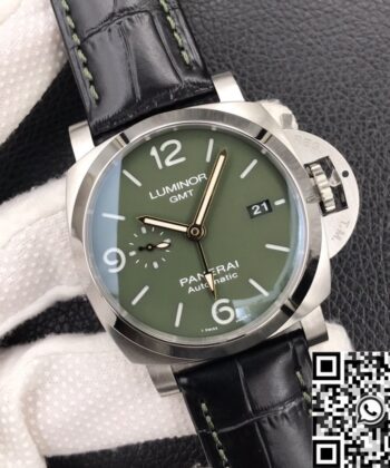 VS Panerai Luminor GMT PAM1056 Green Dial Size 44mm Watch
