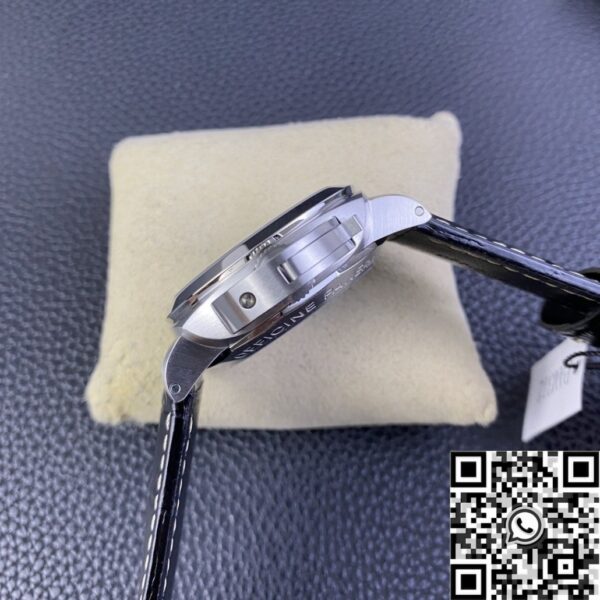 Panerai Luminor Replica Watch PAM312 Black Leather Strap
